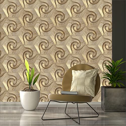R.N. Solutions Self Adhesive Wallpaper Spiral Fantasy-Decor (40 x 228 cm)