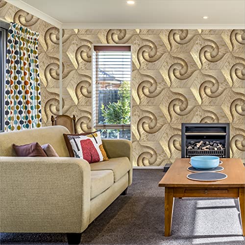 R.N. Solutions Self Adhesive Wallpaper Spiral Fantasy-Decor (40 x 228 cm)