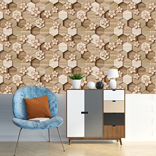 R.N. Solutions Self Adhesive Wallpaper -Decor (40 x 228 cm)
