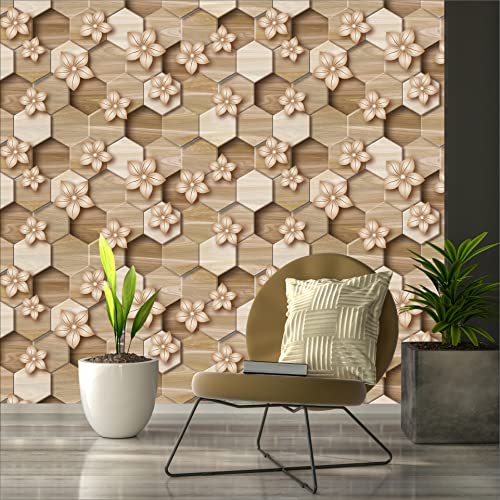R.N. Solutions Self Adhesive Wallpaper -Decor (40 x 228 cm)