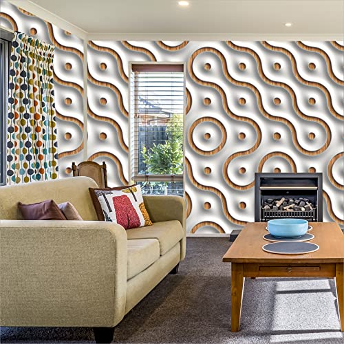R.N. Solutions Self Adhesive Wallpaper Magic Maze - Decor (40 x 228 cm)