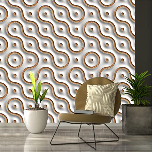 R.N. Solutions Self Adhesive Wallpaper Magic Maze - Decor (40 x 228 cm)