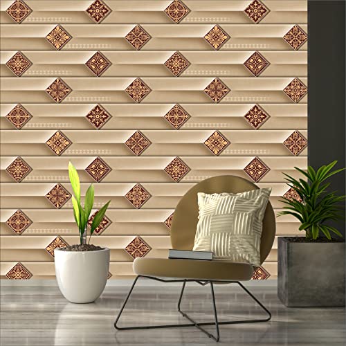 R.N. Solutions Self Adhesive Wallpaper -Decor (40 x 228 cm)