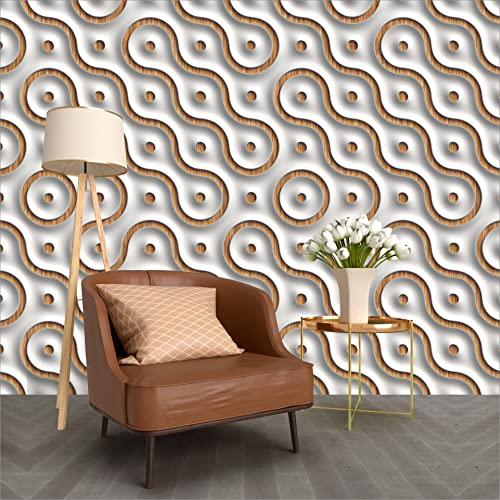 R.N. Solutions Self Adhesive Wallpaper Magic Maze - Decor (40 x 228 cm)