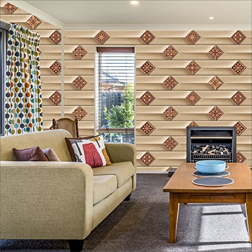 R.N. Solutions Self Adhesive Wallpaper -Decor (40 x 228 cm)