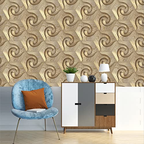 R.N. Solutions Self Adhesive Wallpaper Spiral Fantasy-Decor (40 x 228 cm)