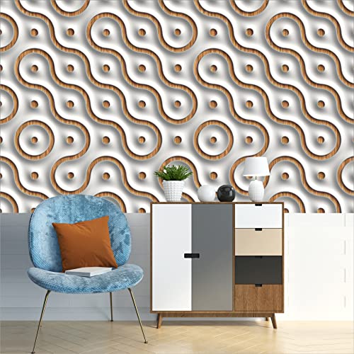 R.N. Solutions Self Adhesive Wallpaper Magic Maze - Decor (40 x 228 cm)