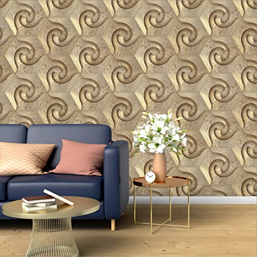 R.N. Solutions Self Adhesive Wallpaper Spiral Fantasy-Decor (40 x 228 cm)