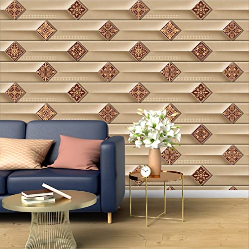 R.N. Solutions Self Adhesive Wallpaper -Decor (40 x 228 cm)