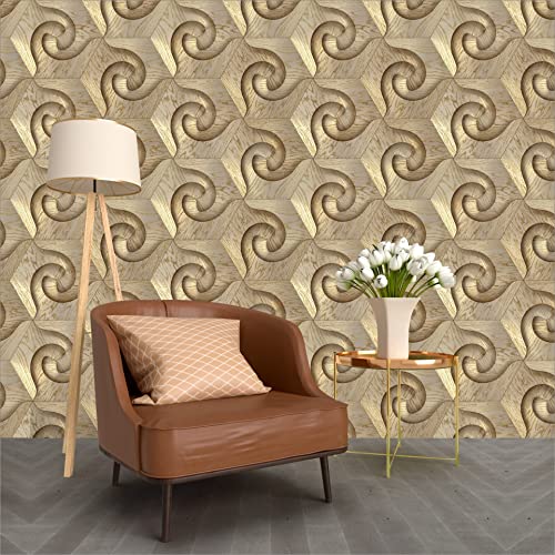 R.N. Solutions Self Adhesive Wallpaper Spiral Fantasy-Decor (40 x 228 cm)