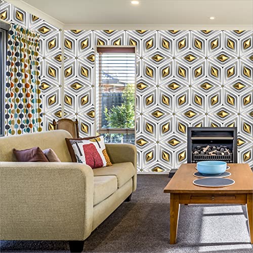 R.N. Solutions Self Adhesive Wallpaper -Decor (40 x 228 cm)