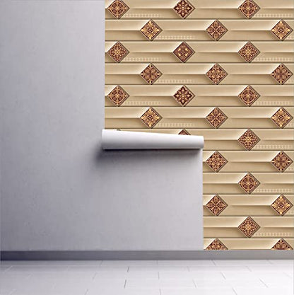 R.N. Solutions Self Adhesive Wallpaper -Decor (40 x 228 cm)