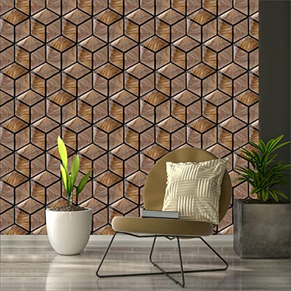 R.N. Solutions Self Adhesive Wallpaper -Decor (40 x 228 cm)