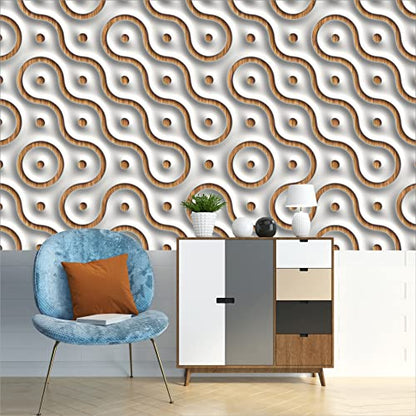 R.N. Solutions Self Adhesive Wallpaper Magic Maze - Decor (40 x 228 cm)