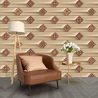 R.N. Solutions Self Adhesive Wallpaper -Decor (40 x 228 cm)