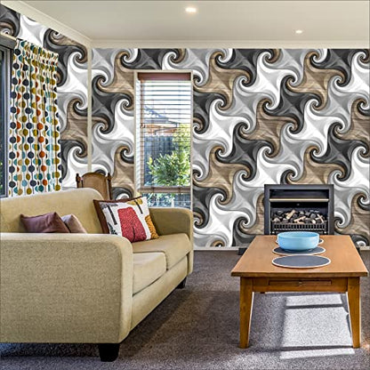 R.N. Solutions Self Adhesive Wallpaper -Decor (40 x 228 cm)