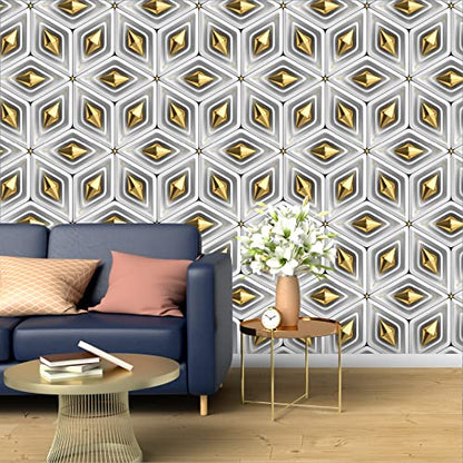 R.N. Solutions Self Adhesive Wallpaper -Decor (40 x 228 cm)