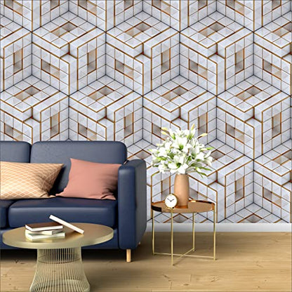 R.N. Solutions Self Adhesive Wallpaper -Decor (40 x 228 cm)