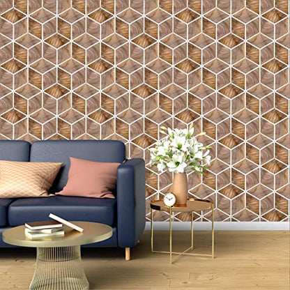 R.N. Solutions Self Adhesive Wallpaper -Decor (40 x 228 cm)