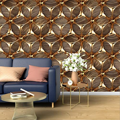 R.N. Solutions Self Adhesive Wallpaper -Decor (40 x 228 cm)