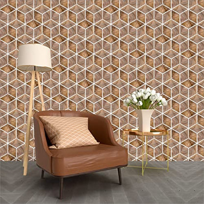 R.N. Solutions Self Adhesive Wallpaper -Decor (40 x 228 cm)